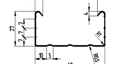 Профиль потолочный 60*27